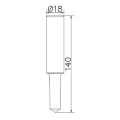 Ground Rod Driver Manual Hot-Dip Galvanised 18x140mm PV-24-02 (2)