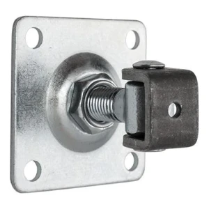 Adjustable Hinge with Plate M20 100x100x4 mm for Gates and Wickets