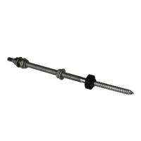 Double thread bolt (twin thread screw) - M10x250