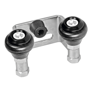 Gate holder 40 with rubber rollers