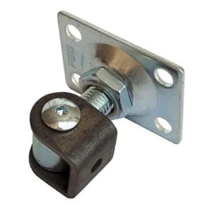Adjustable hinge with rectangular escutcheon M16 75x55x3 mm