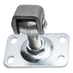 Adjustable hinge with rectangular plate M16 85x55 mm