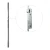 Post 40x40x1.5x1500 mm with cassette and lock 90/20 000-251 (2)