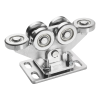 Running carriage for self-supporting sliding gates 80/6 steel rollers