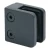 Glass bracket 45x45x26 mm anthracite glass 6-10.76 mm zamak flat system painted 000-269 (3)