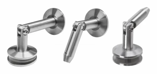 Glass canopy system M12, 3-piece, for pull rod fi 12mm, glass 8-17.52mm (aisi304, universal, satin) (10) 000-285 (2)