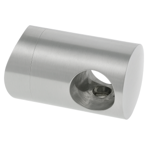 Pass-through holder for rod/tube fi 12 mm. system for tube 42.4 mm, AISI 304 satin