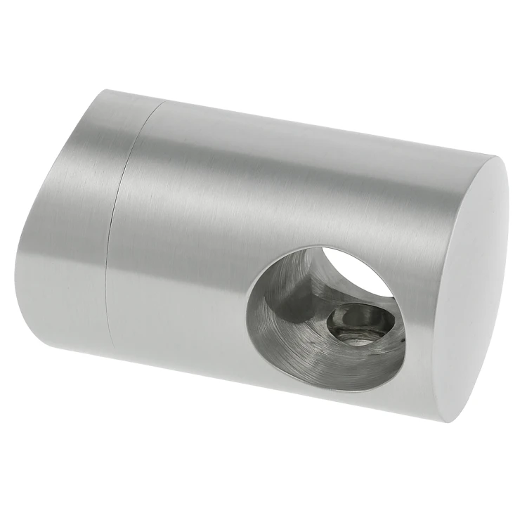 Pass-through holder for rod/tube fi 12 mm. system for tube 42.4 mm, AISI 304 satin 000-290 (1)