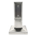 Vertical glass spigot clamp 50x50/100x100 mm glass 12-17.52 mm AISI 304 satin 000-291 (2)