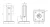 Vertical glass spigot clamp 50x50/100x100 mm glass 12-17.52 mm AISI 304 satin 000-291 (5)