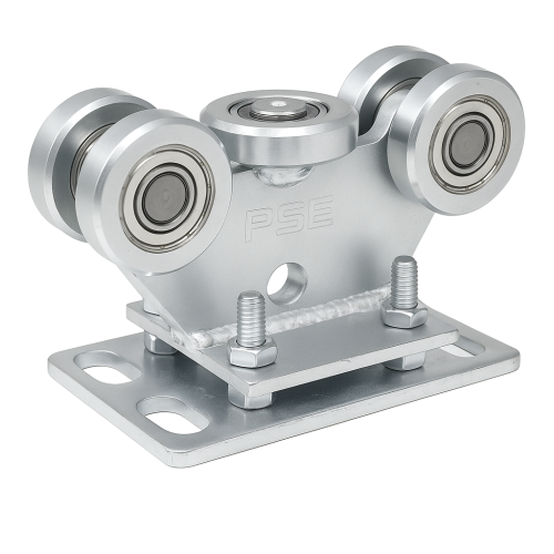 Running trolley 80 steel rollers for sliding gate with adjustment 5-roller 000-314 (1)