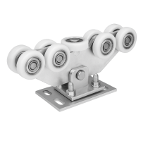 Running carriage 80 9-roller plastic for sliding gate
