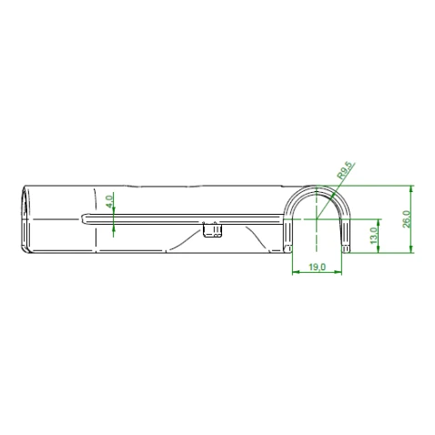 Wall-to-floor bend 14-18 mm 25 pcs. 000-092 (2)