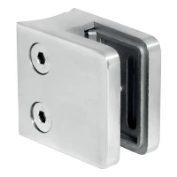 Glass bracket 45x45x26 mm glass 8-10.76 mm AISI 304 system 48.3 mm satin