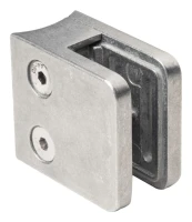 Glass bracket 45x45x26 mm glass 6-10.76 mm zamak system 42.4 mm raw