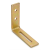 Adjustable angle bracket KR 1 75x65x20x3.0 electro-galvanised gold 000-345 (1)