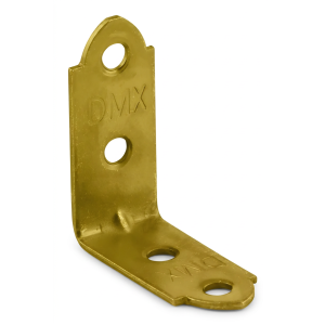 Mounting angle bracket KW 2 40x40x17x1.5 gold galvanised