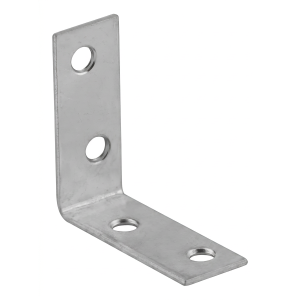 Furniture angle bracket KW 40 40x40x15x1.5 electro-galvanised