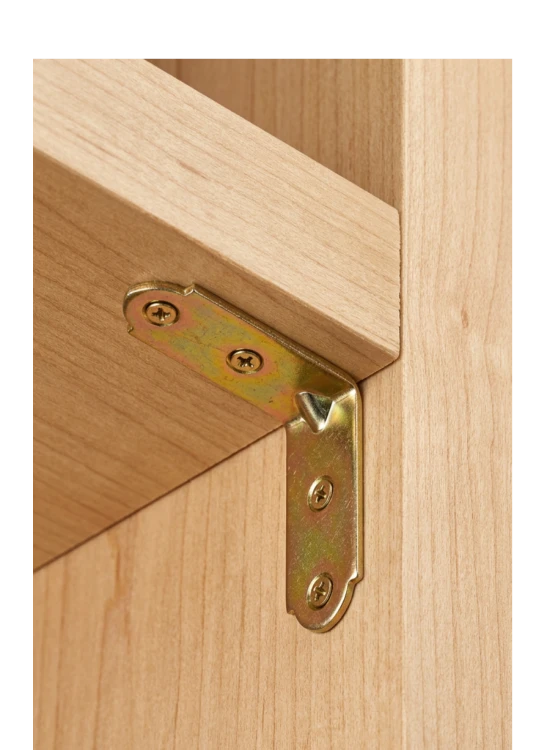 Mounting bracket KW 3 50x50x17x2.0 gold galvanised 000-348 (2)