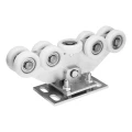 Sliding gate trolley pack: 2× trolley (9-roller, plastic) + accessories 000-252 (2)