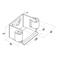 Sliding gate trolley pack: 2× trolley (9-roller, plastic) + accessories 000-252 (7)