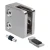 Glass holder 45x45x26 mm with pin bracket glass 6–10.76 mm AISI 304 flat system satin 000-268 (4)