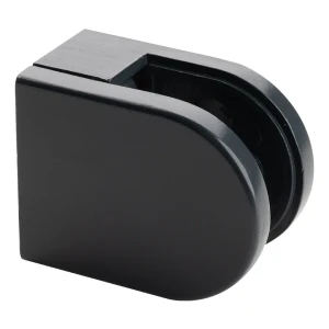 Glass holder 6-10.76 mm 50x40x26 mm pin zamak flat system anthracite
