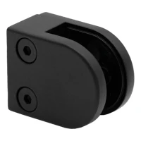 Glass holder 6-10.76 mm 50x40x26 mm pin zamak painted flat system black