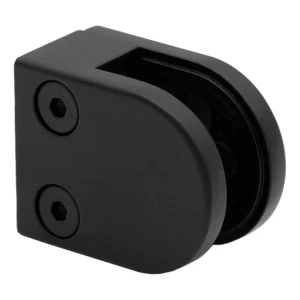 Glass holder 6-10.76 mm 50x40x26 mm pin zamak painted flat system black