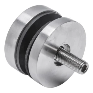 Point fixing for glass 8-17.52mm fi 50/8/M10x50 AISI 304 flat system satin