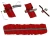Aluminium Profile 240cm 40x40mm for Hammer Head Bolts Anodised PV-01-26-AN (2)