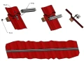 Aluminium Profile 221cm 40x40mm for Hammer Head Bolts Anodised PV-01-08-AN (2)