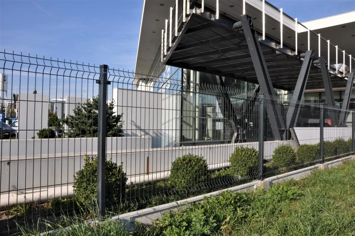3D Fence Panels 1230x2500 mm Wire 4 mm 51 Wires Graphite RAL 7016 (50 pcs.) 000-486 (3)