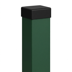 Fence post 80x80x2 mm, length 2.4 m, green RAL 6005