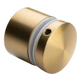 Point fixing for glass 8-21.52 mm fi 50/30/M10x40 AISI 304 flat system gold