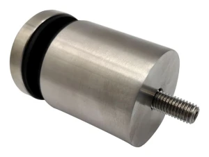 Point fixing for glass 8-17.52mm ø 50/50/M10x90 AISI304 flat system satin
