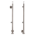 Left end post ø 42.4x1230mm AISI304 side mounting satin 000-525 (1)