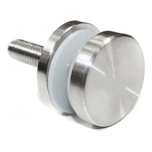 Point fixing glass clamp 4-16.76mm ø30/4/M8 AISI304 flat system satin