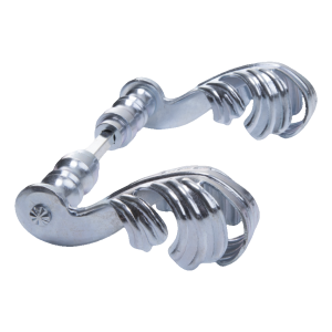 Postal – forged handle for gates and wickets H135×L90 mm complete set galvanised