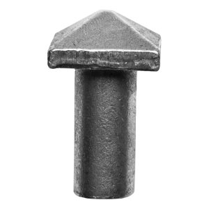 Postal – decorative steel rivet FI10 mm with pyramid head H30×L19 mm