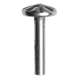Postal - decorative steel rivet FI6 × H36 × FI18 for gates and fencing