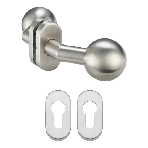 PSG knob-knob set movable stainless steel AISI 304 with oval escutcheons 000-718 (1)