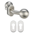 PSG knob-knob set movable stainless steel AISI 304 with oval escutcheons 000-718 (1)