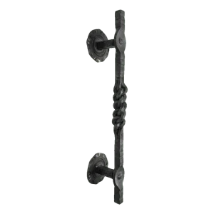 Postal – decorative forged steel handle H390 mm for gates and wickets