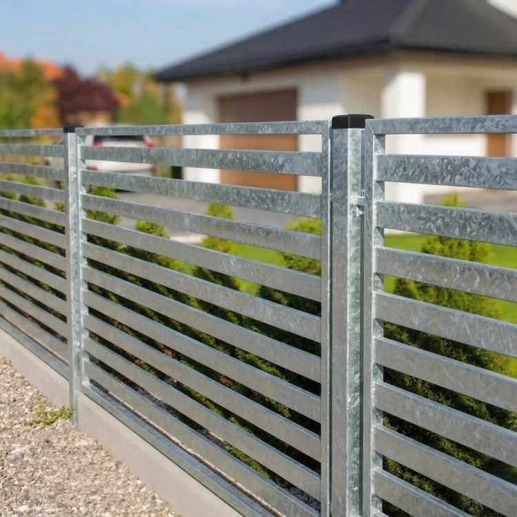 Fence post 80x80x2 mm, length 2.4 m, galvanised 000-489 (3)