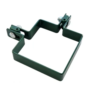 Corner clamp for fence panels 100x100 mm green