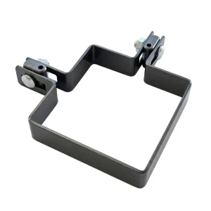Corner clamp for fence panels 100x100 mm graphite