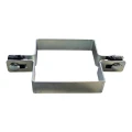 Intermediate panel bracket for 100x100 mm fencing panels galvanised 000-777 (2)