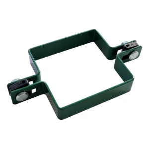 Intermediate clamp for fencing panels 100x100 mm green
