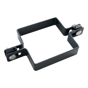 Intermediate fence panel clamp 100x100 mm graphite